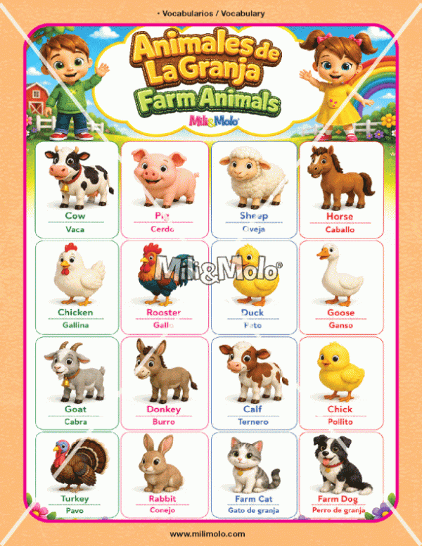 CHART_FARM ANIMALS