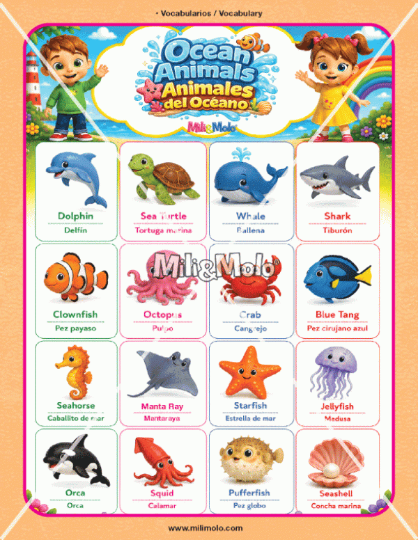 CHART_OCEAN ANIMALS